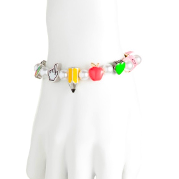 New Betsey Johnson whimsical bracelet Playful charm bracelet - Picture 5 of 9